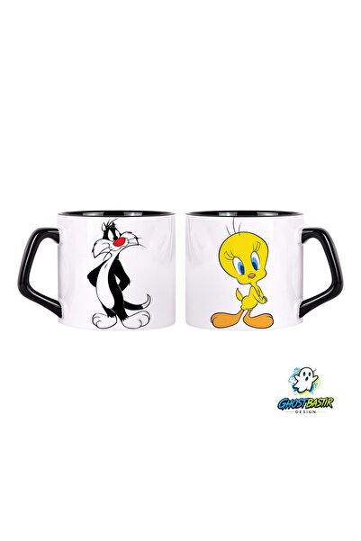 Ghostbastır Design Tweety and Sylvestre Mug Cup |   Single Piece 0866