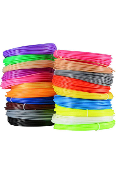 OEM Νήμα εκτυπωτή 3D PLA 1.75mm Πολύχρωμο 0.615kg 20 τεμάχια Κωδικός αναπλήρω...