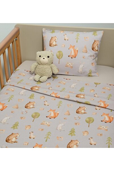 Oliver Baby Σετ σεντονιών κούνιας 3 τεμαχίων 110x170 με λάστιχο Des.427