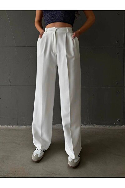glanour Belted Palazzo Trousers Original Cut