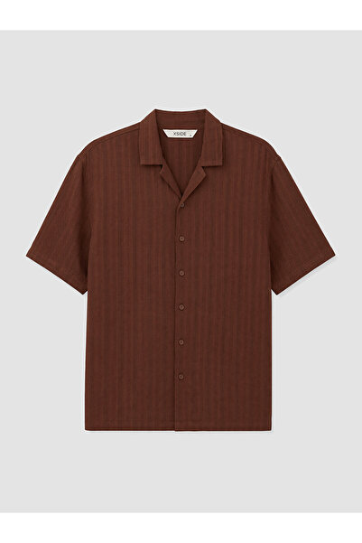 LC Waikiki Peak New Season Relax Fit Linen Blend Men's Shirt