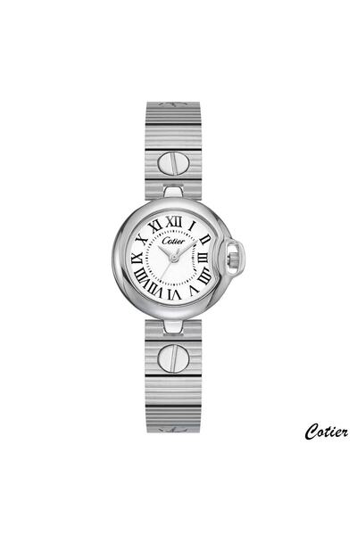 Cotier Couture Women's Watch Steel Silver Gold Color