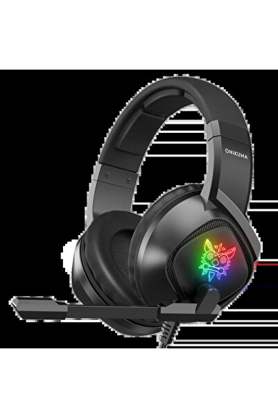 Onikuma سماعة ألعاب K19 RGB سلكية - إلغاء الضوضاء الفائق وصوت غامر