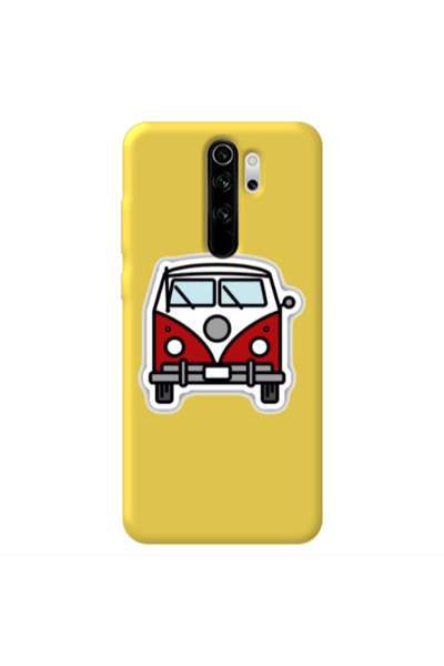 Other Xiaomi Redmi Note 8 Pro Minibus Yellow Colored Silicone TPU Θήκη
