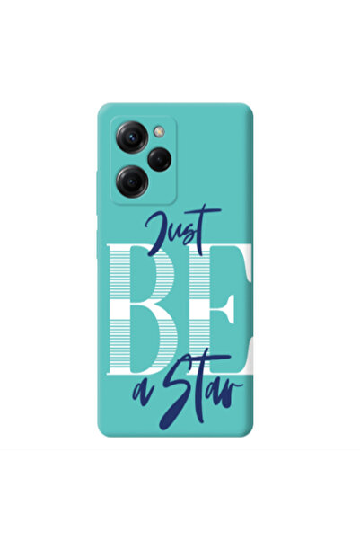 Other Xiaomi Poco X5 Pro Just Be a Star Turquoise Colored Silicone TPU Θήκη