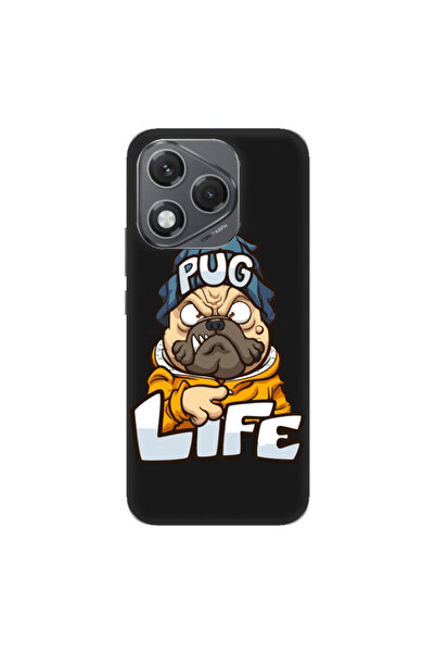 Other Honor 400 Lite Pug Life 2 Black Colored Silicone TPU Θήκη