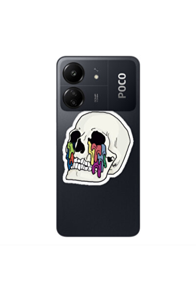 Other Xiaomi Poco C65 Skull Transparent Silicone TPU Θήκη