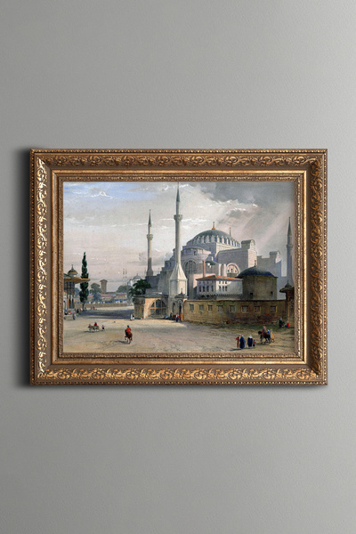 epiqart Hagia Sophia - Vintage Patterned Painting - Thick Model