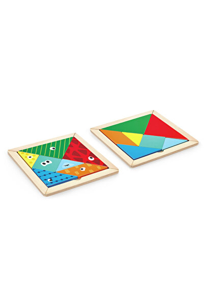 Hape Tangram jigsaw puzzle game