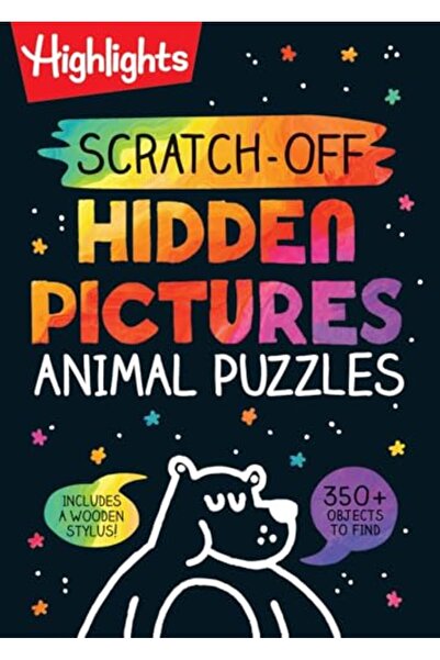 Penguin Random House Scratchoff Hidden Pictures Animal Puzzles