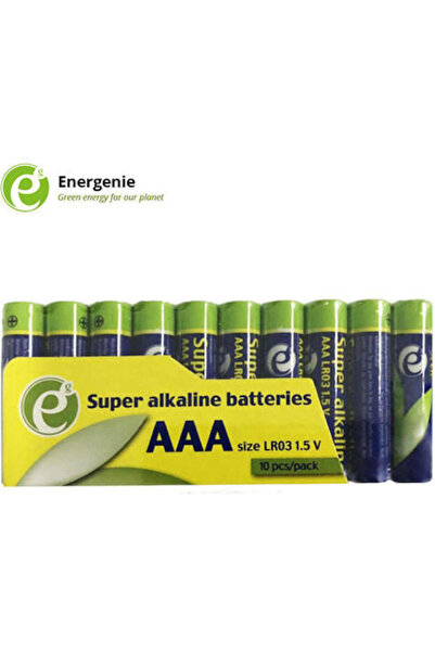 Energenie 10 τεμάχια Αλκαλικές Μπαταρίες AAA Σούπερ 1.5V Κωδικός: EG-BA-AAASA-01