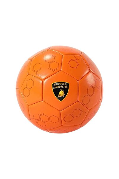 Lamborghini No.5 Pvc Soccer Ball-Orange (Size 5)