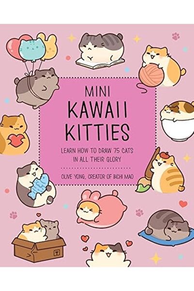 Hachette Mini Kawaii Kitties Learn How To Draw 75 Cats In All Their Glory Vol...