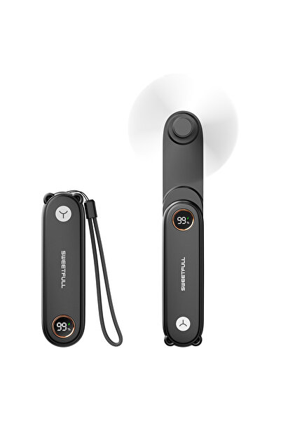Choice8 black Portable Handheld Fan 1500mAh Battery Capacity USB-rechargeable...