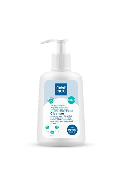 mee mee Baby Liquid Cleanser 500 ml, Anti-Bacterial Kills 99.9% Germs | for B...