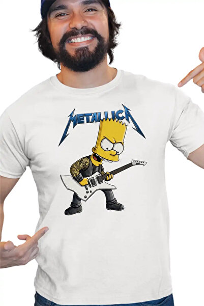 OEM Tricou Barbati Metallica The Simpsons Bart Merch