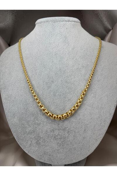 ZS Aksesuar Gold Color Thick Chain Necklace Modern Women's Neck Chain Stylish...