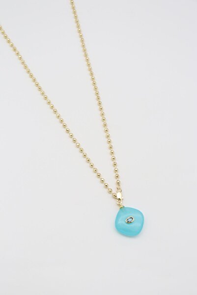 Bade Jewelry Vip Gold Blue Stone Detailed Premium Anti-Tarnish Steel Stylish ...