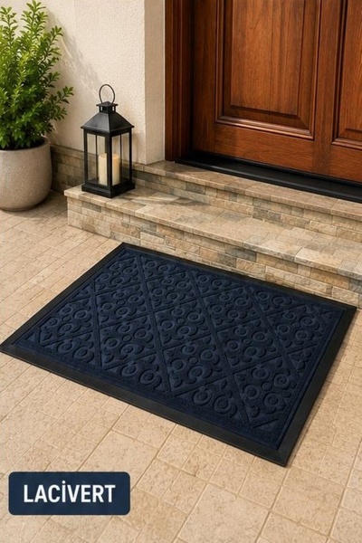 Hevia Home Dekoratif Dayanıklı Kapı Önü Paspası Motifli Dış Kapı Paspası 40x60