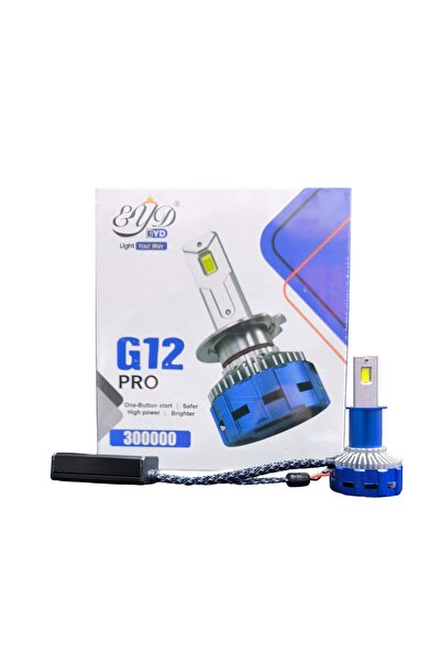 EYD G12 pro H3 LED Bulbs (6000K) Premium G12 H3 LED bulbs delivering a powerf...