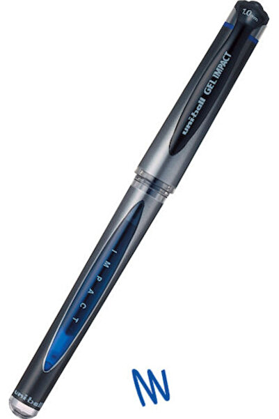 UNİ-BALL Στυλό Gel Impact Μπλε με μπλε μελάνι Κωδικός: UM-153S