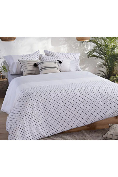 Nef Nef Homeware Donter Εκρού/Ανθρακί Σετ Σεντόνια Nef-Nef Homeware Υπέρδιπλο