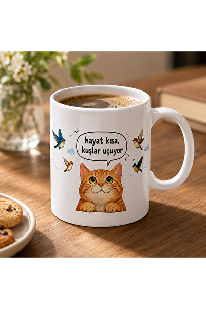 Tomris Hatun Cat Printed Double Sided Printed Mug, Gift Mug, Sublimation Cat ...