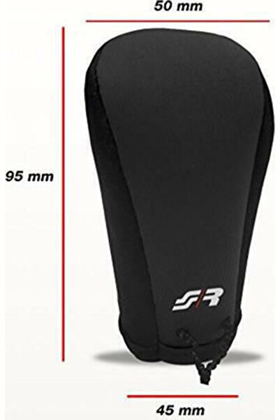 Simoni Racing Shift Knob Drop Κάλυμμα Ταχυτήτων Μικροφίμπρα Universal black C...