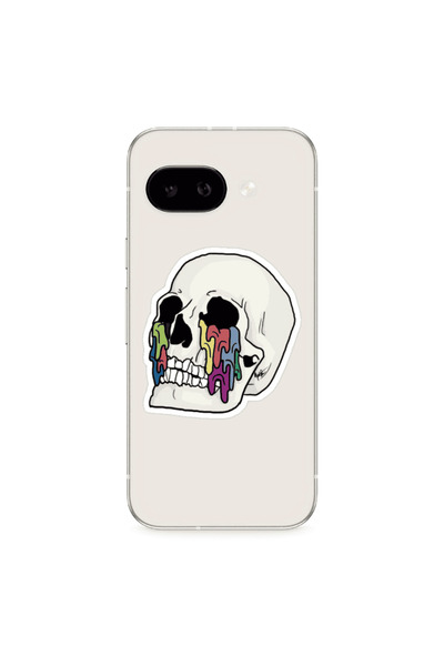 Other Google PIXEL 9A Skull Transparent Silicone TPU Θήκη