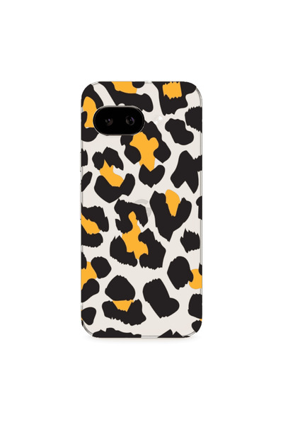 Other Google PIXEL 9A Yellow leopard Transparent Silicone TPU Θήκη