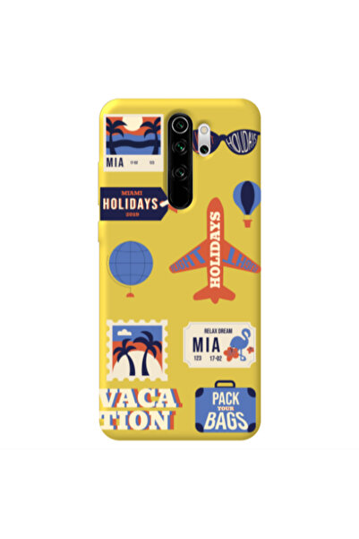 Other Xiaomi Redmi Note 8 Pro Vacation Yellow Colored Silicone TPU Θήκη