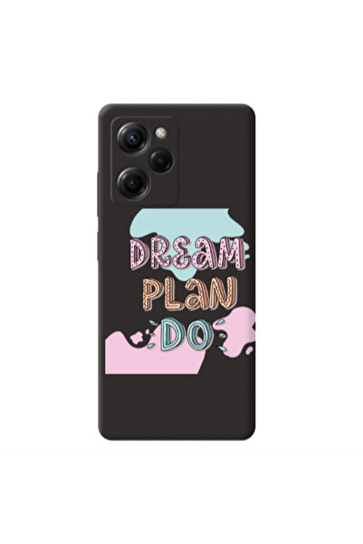 Other Xiaomi Poco X5 Pro Dream Plan Do Black Colored Silicone TPU Θήκη