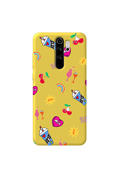 Other Xiaomi Redmi Note 8 Pro glam time Yellow Colored Silicone TPU Θήκη