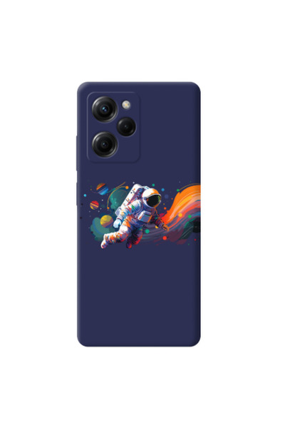 Other Xiaomi Poco X5 Pro Rainbow Space Dark blue Colored Silicone TPU Θήκη
