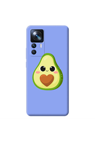 Other Xiaomi Mi 12T Baby avocado Light Purple Colored Silicone TPU Θήκη