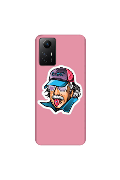 Other Xiaomi Redmi Note 12s Einstein Pink Colored Silicone TPU Θήκη