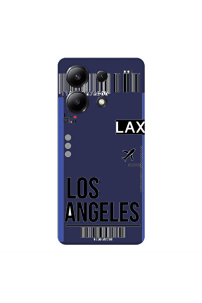 Other Xiaomi Redmi Note 13 4G Los angeles Dark blue Colored Silicone TPU Θήκη