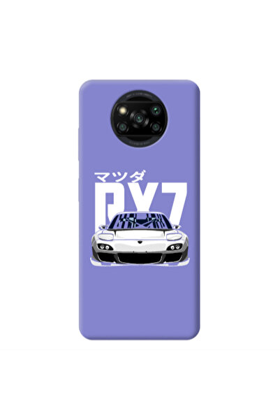 Other Xiaomi Poco X3 /X3 Pro Car Rx7 Purple Colored Silicone TPU Θήκη
