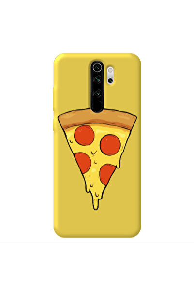 Other Xiaomi Redmi Note 8 Pro Pizza Slice Yellow Colored Silicone TPU Θήκη
