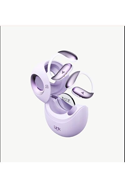 Linktech FULL FOCUS MOR X166 AI Çeviri Destekli Açık Kulak Tasarımlı Bluetoot...