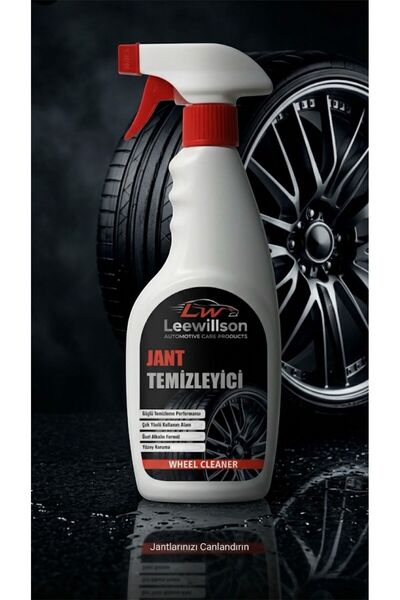 LeeWillson Jant Temizleyici 500ml - Çok Amaçlı Leke Sökücü - Fren Tozu ve Asf...
