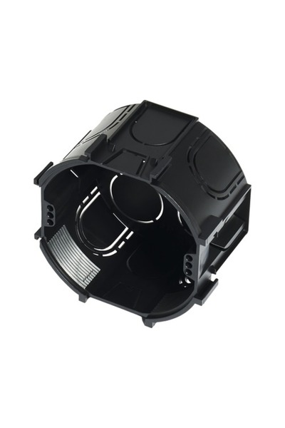 OEM Simple recessed box for eBULL devices Ø68 mm black, series combination