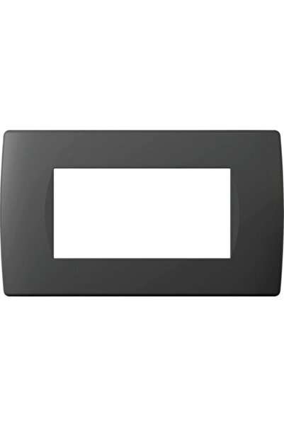 OEM Ramă aparataje TEM Soft 4 module, negru mat