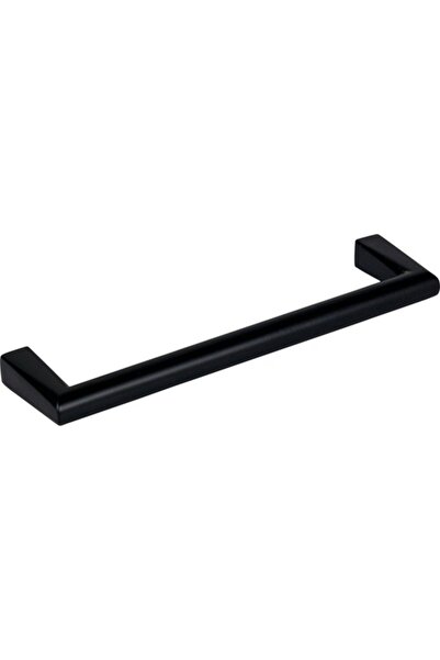 OEM Mâner pentru mobilă distanță perforații 128mm, aluminiu mat negru