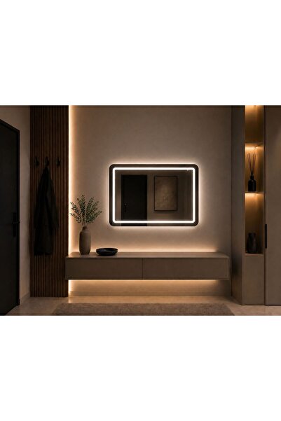 BY AKKAYA ASOS 85 X 60 Kumandalı 4 renk Ledli Ayna
