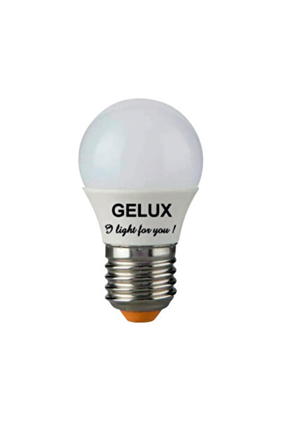 OEM Bec LED Gelux E27 8W 806 lumeni, glob mat G45, lumină caldă