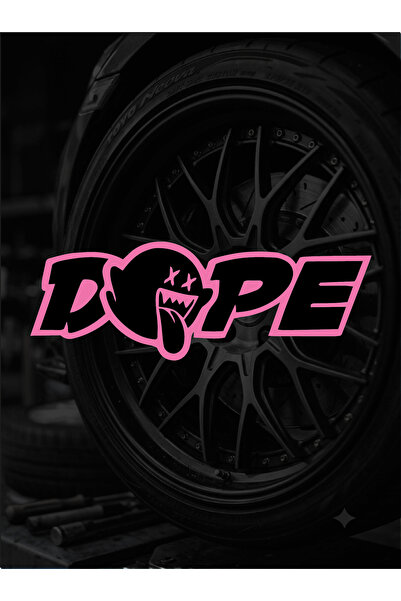 Yalıgraf Reklam Tabela Dope Ghost Sticker Motorcycle Sticker Helmet Sticker A...