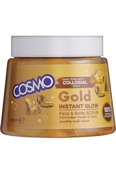 CD Cosmo Designs Cosmo Skin Care Colloidal Gold Instant Glow Face & Body Scru...