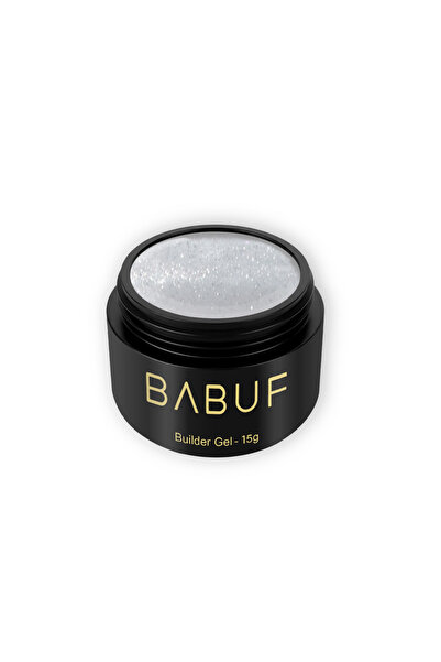BABUF Gel Autonivelant Glitter BGG – Construcție Unghii cu Efect Sclipitor, 15g