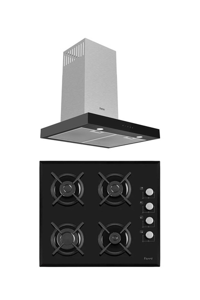 Ferre MEGA PLUS SERİSİ 2'Lİ CAM ANKASTRE SET ( S1140-D100 )